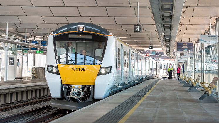 New Thameslink train at Blackfriars