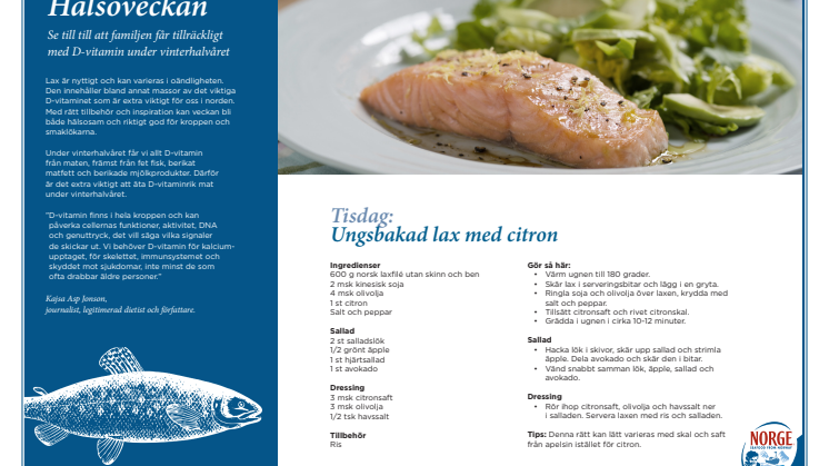 D-vitamin under hälsoveckan 