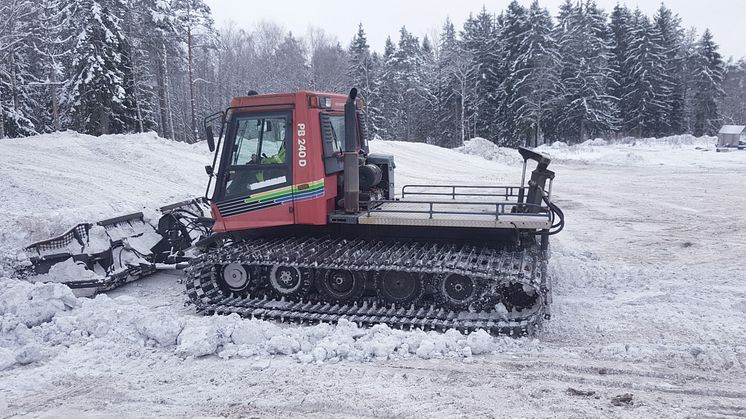 Snötippen vid Tillbergaleden. Arkivbild.