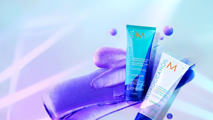 Moroccanoil lanserar nyheten Blonde Perfecting Purple Conditioner