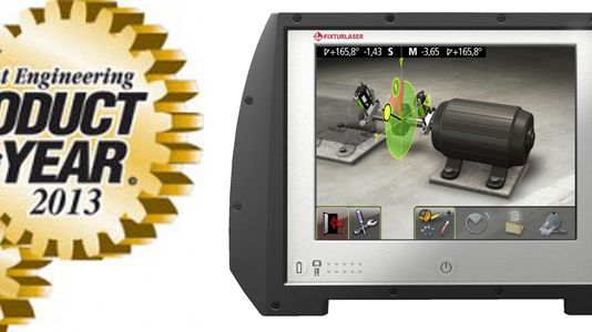 Fixturlaser NXA Pro Laser Shaft Alignment System Nominated "Product of the Year 2013" Finalist by Plant Engineering Magazine