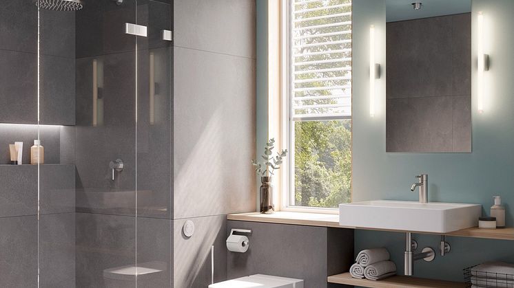 Nya TECEflushpoint är spolknappen som ger ökad designfrihet till badrummet.