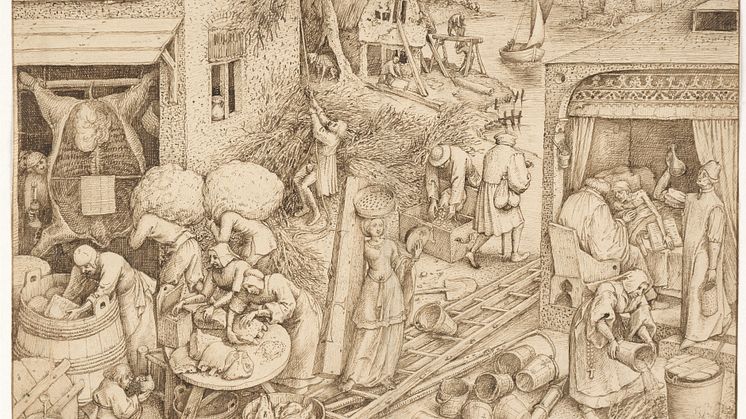 Pieter Bruegel den eldre, «Klokskap», 1559. Innlån fra Belgias kongelige kunstmuseer, Brussel. Foto: Johan@artphoto.solutions