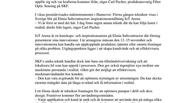 SKF:s nya teknik revolutionerar branschen