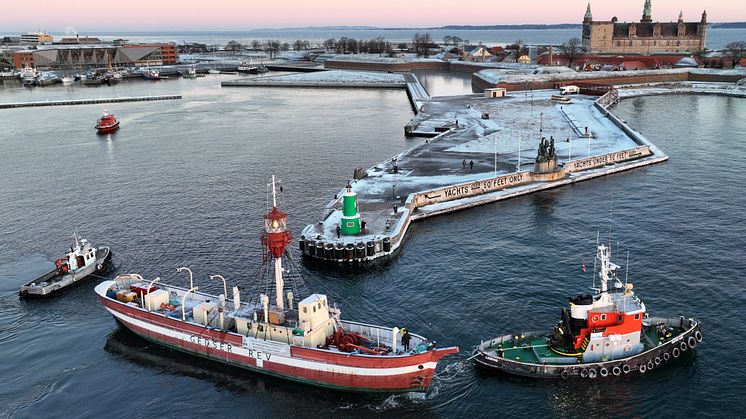 Fyrskibet_Dronefoto_Foto_Ole_Thomsen_Helsingør Havne