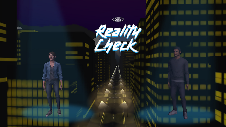 Aplikace Ford Reality Check staví prostřednictvím Google Daydream VR uživatele do role nepozorného řidiče, který postupně vyzvedává kamarády cestou na party.