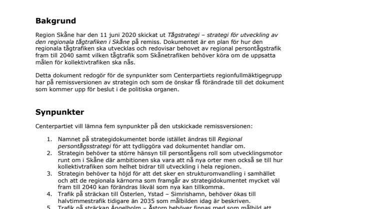 Centerpartiets synpunkter på Regin Skånes tågstrategi.pdf