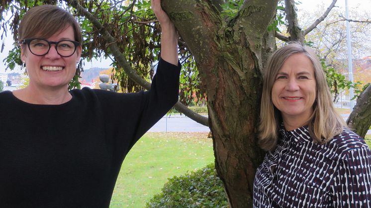 Madelene Edlund och Maria Westerlund, Kulturkonsulenter, Umeå kommun,  som bland annat jobbar för att uppmuntra Umeås seniorer att ta del av mer konst och kultur.