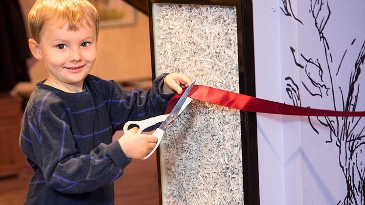 Invigning av ny hemlig monter 