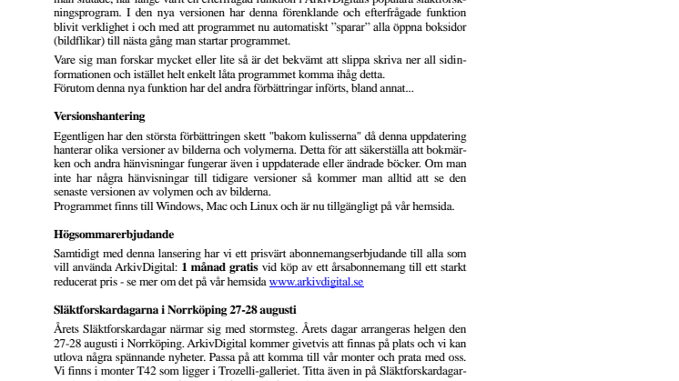 Ny version av ADOnLine2 - efterfrågad funktion klar!