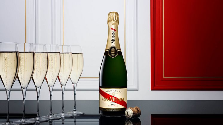 G.H.MUMM Champagne får nytt utseende