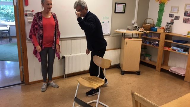 Bild från workshop på en av våra skolor