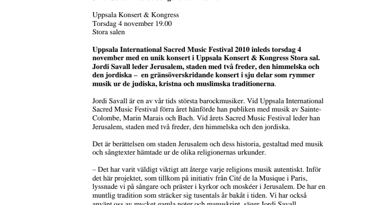 Jerusalem – staden med två freder