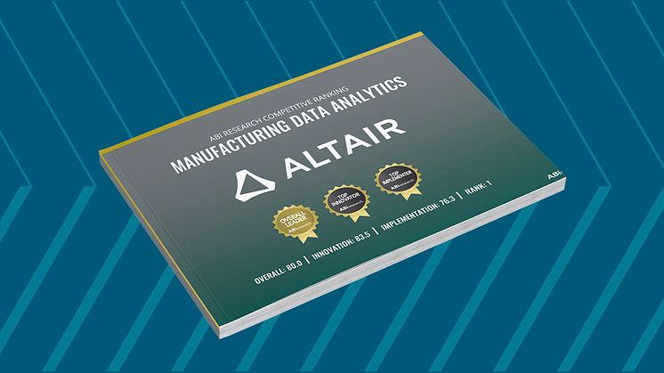ABI Research utnämner Altair till branschledare inom sektorn för dataanalys i tillverkningsindustrin för sin avancerade datainsamling, normalisering och höga analytiska förmåga.