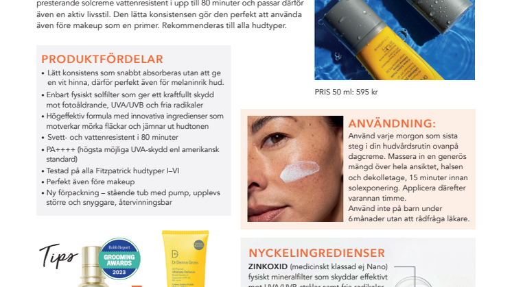 Presentation All-Physical Ultimate Defense Broad Spectrum Sunscreen SPF 50 PA++++SVE
