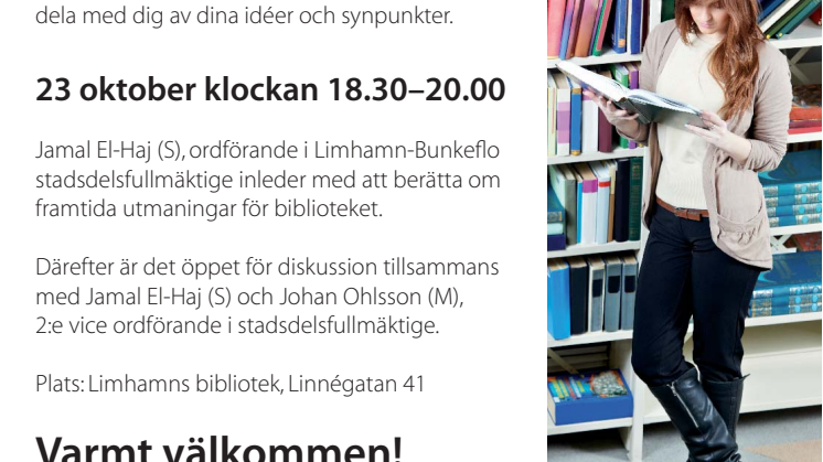 Öppen dialog om Limhamns bibliotek 
