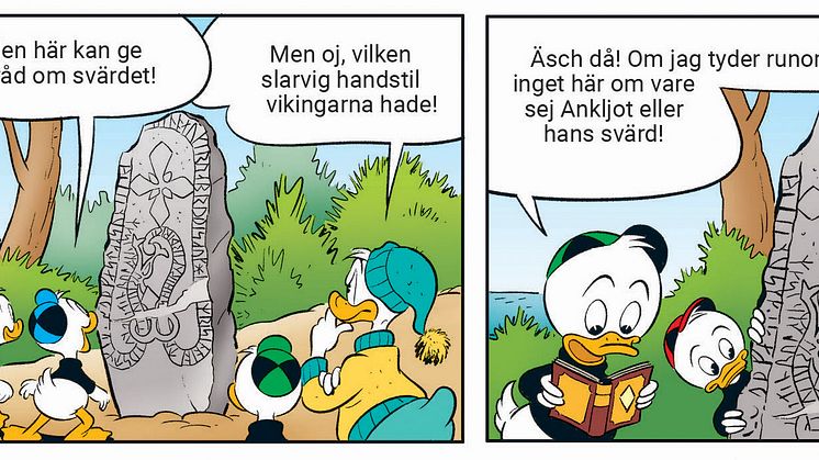Kalle Anka Östersund serierutor