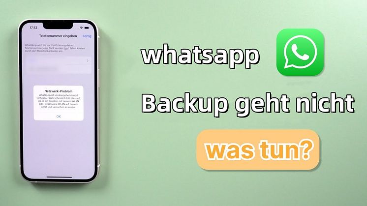 whatsapp google drive backup geht nicht