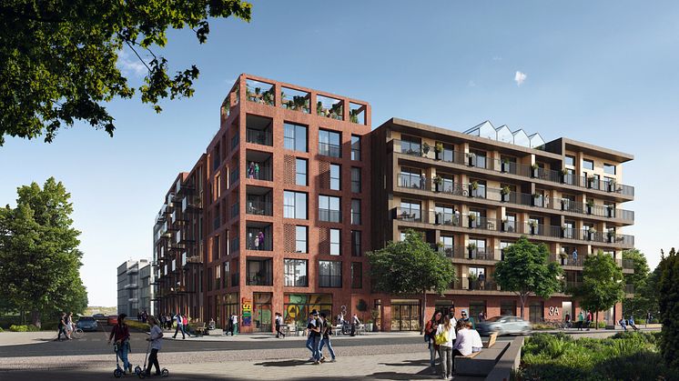 Projektet Boostad innefattar 300 lägenheter i Hyllie. 