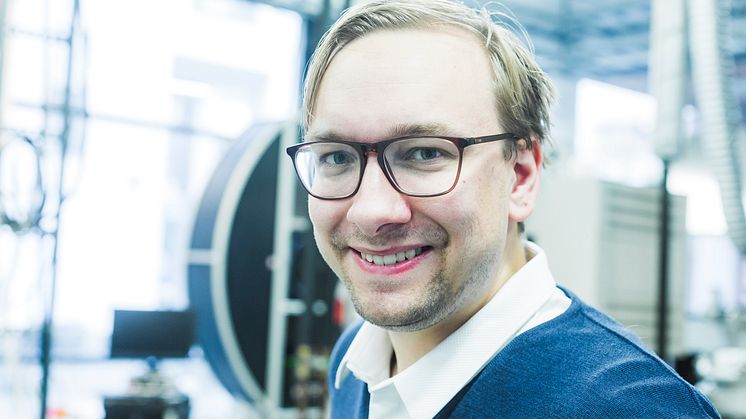 Pelle Mellin i labbet på Swerim.