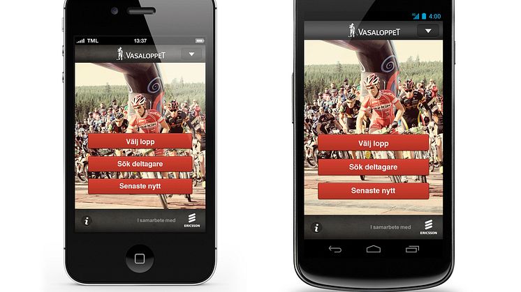 Ny app – Vasaloppet Sommar 2012