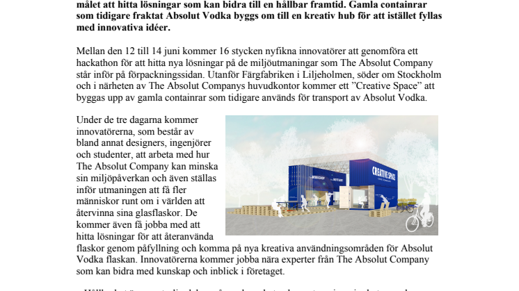 Kreativ mötesplats för hållbara idéer