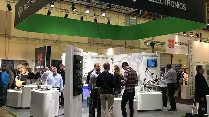 OEM Electronics monter på Elmia Subcontractor 2016