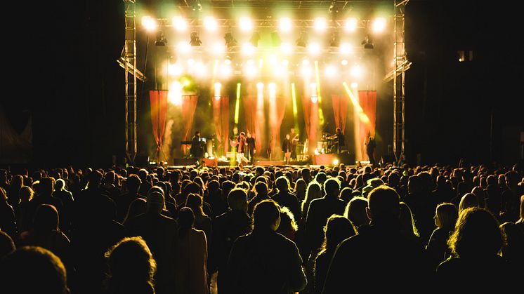 Hx-festivalens stora scen. Fotograf: Niklas Lydeén.