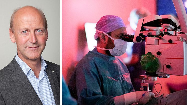 Nu utför S:t Erik planerad vård igen, förutom för riskgrupper, enligt vd Anders Boman. Foton: Johanna Hanno