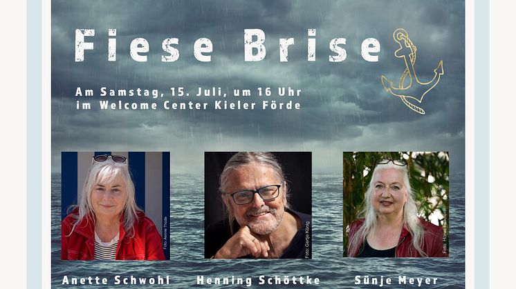 Krimilesung im Welcome Center. Auftakt zu insgesamt drei Terminen ist am 15.07. mit dem Trio Schwohl, Schöttke, Meyer