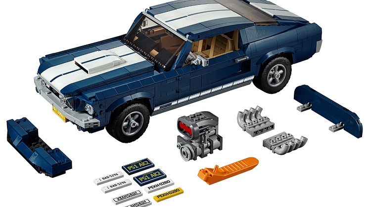Ford ja LEGO® tuovat klassisen teiden ikonin, Ford Mustangin Creator Expert –valikoimaan