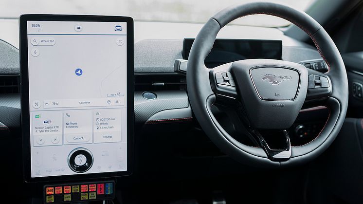 Ford Mustang Mach-E politibilkonsept Ford Mustang Mach-E police car at Safeguard SVP 2021