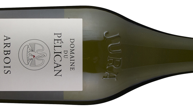 Limiterat släpp idag kl 10:00 av Savagnin 2018 från Marquis d´Angervilles egendom Domaine du Pélican i Arbois.
