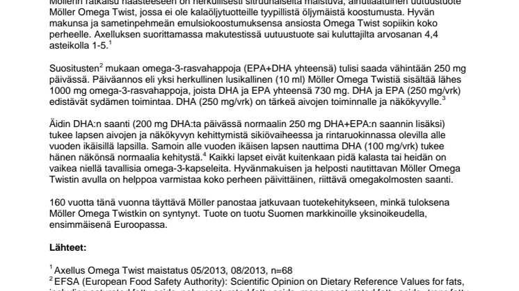 Uusi Möller Omega Twist ihastuttaa!