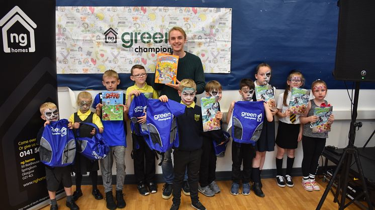 Springburn’s Young Green Champions launch Climate Challenge Comic Book