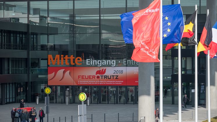 FeuerTRUTZ 2019: Plattform für Brandschutzlösungen vom 20. bis 21. Februar 2019 in Nürnberg. Foto: NürnbergMesse