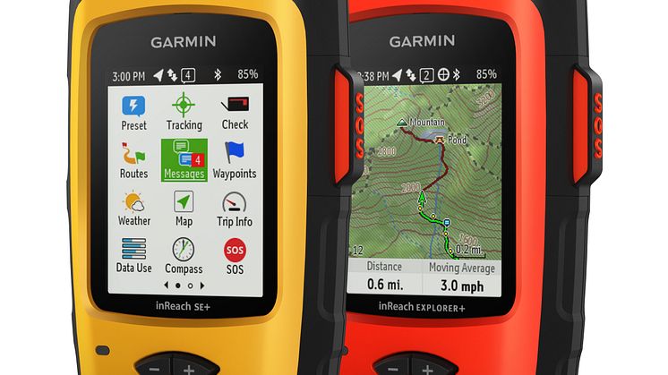 Garmin® presenterar  inReach satellitkommunikation