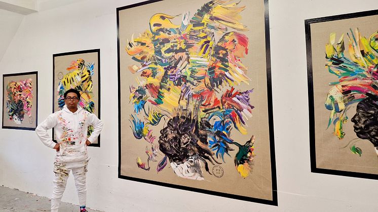 CFHILL is pleased to announce the upcoming exhibition Colors of the Wind by Ethiopian artist Girmachew Getnet