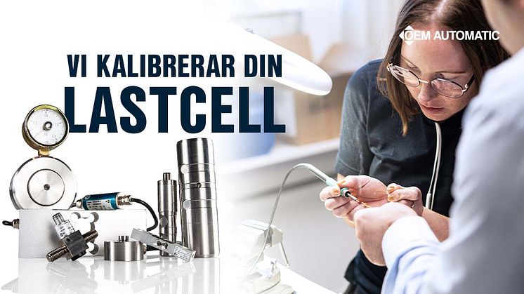 Nu erbjuder OEM Automatic kalibrering av lastceller i Sverige.
