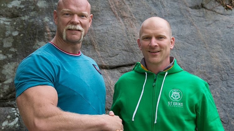 Magnus Samuelsson och S:t Eriks vd Per-Johan Dahlgren