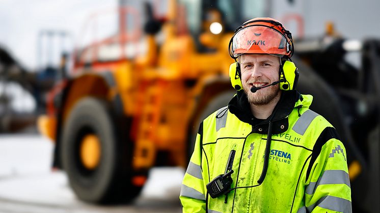 Fredrik Avelin. förare Stena Recycling