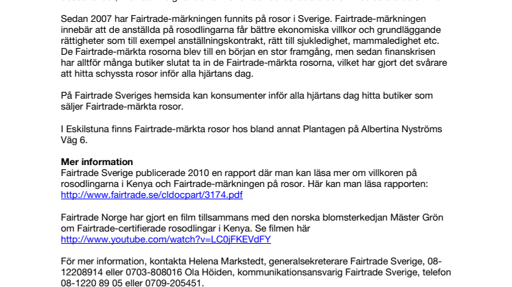 Här hittar du schyssta rosor i Eskilstuna inför alla hjärtans dag