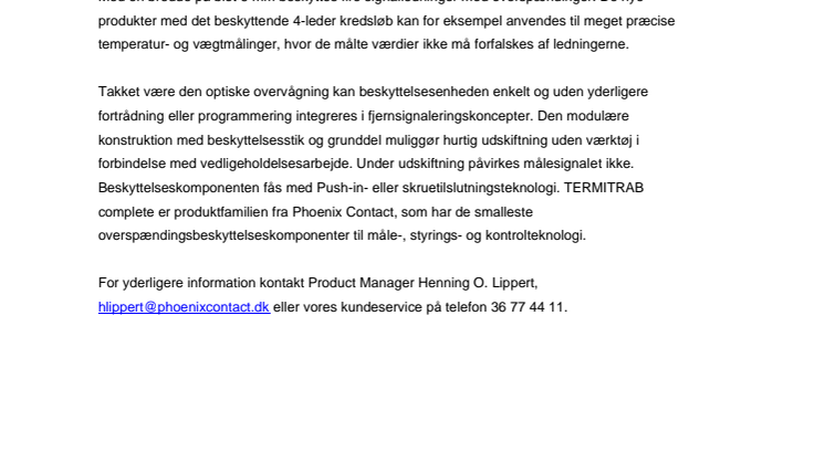 Smal beskyttelse til sensitive målinger