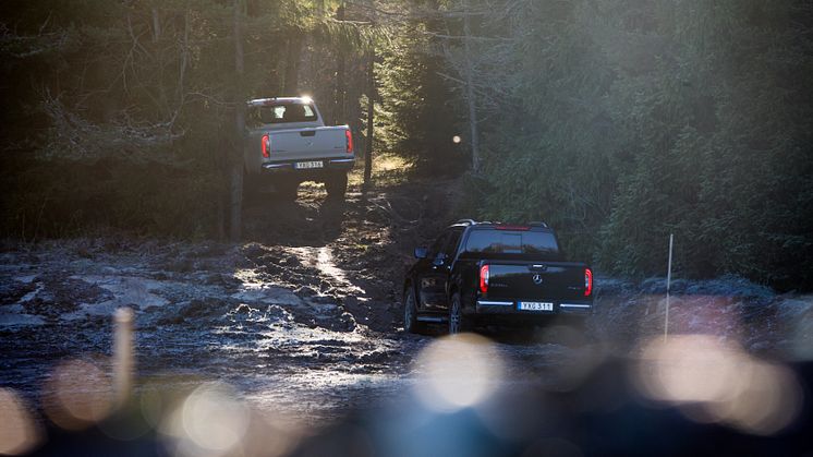 Mercedes-Benz X-Klass på svensk mark