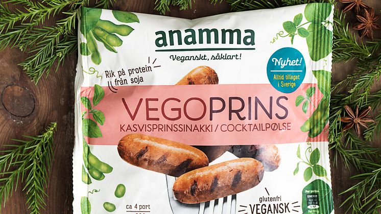 Anamma Vegoprins - nu i butik lagom till jul
