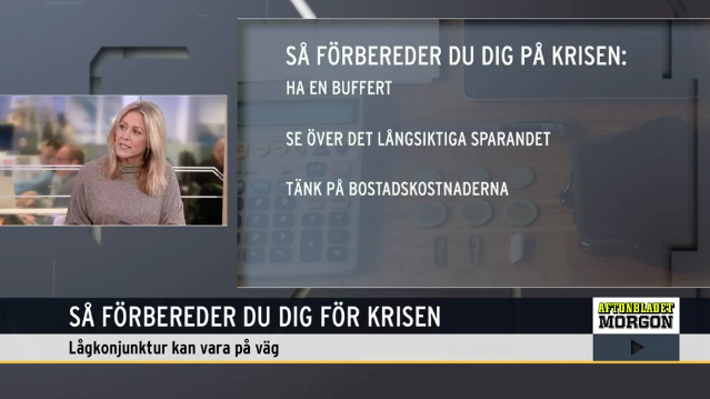 Högkonjunkturen är över: "Det är viktigt att gardera sig!"