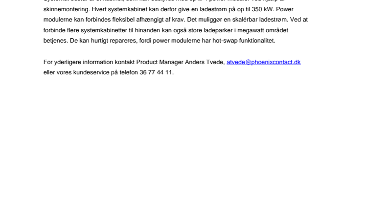 Power elektronik til hurtige ladestationer
