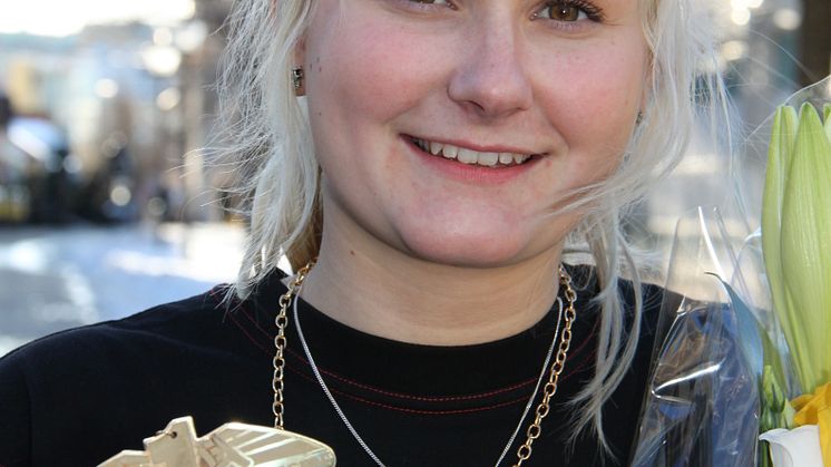 Anna tog historiskt SM-guld i plåtslageri