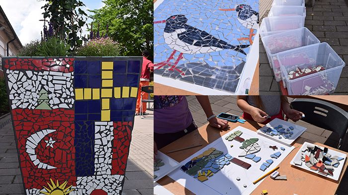 Solig avslutning på mosaikprojektet