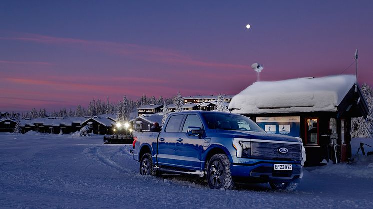 Ford F-150 Lightning Norge vinter 2023